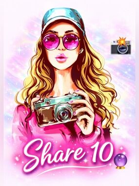 Share 10 for 10 shares 🔮